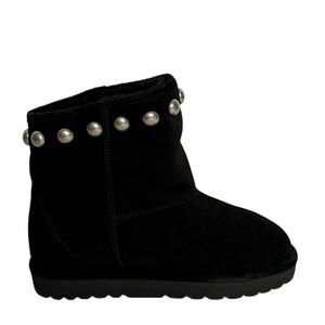 Isabel Marant Kypsy Boots Black Suede Real Fur Size 36 NWB